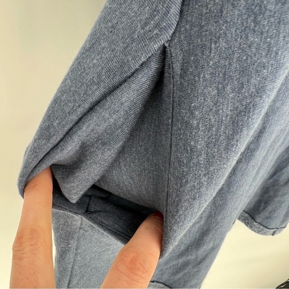 Sinuous Blue Tie‎ Waist Tshirt Dress - Picture 5 of 10